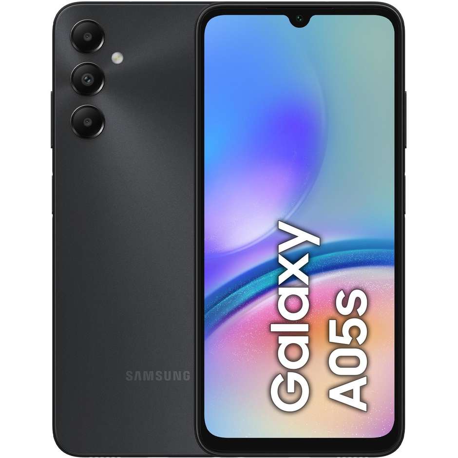 TIM Samsung Galaxy A05s Smartphone 6.7" Ram 4G Memoria 128 GB Android 13 Colore Nero