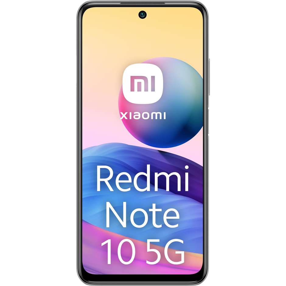 TIM Xiaomi Redmi Note 10 5G Smartphone 6,5" FHD Ram 4 GB Memoria 128 GB Android 11 Colore Chrome Silver