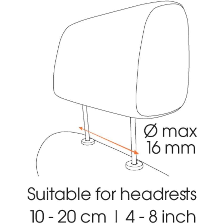 tmm-115 vogel's car mount staffa da auto