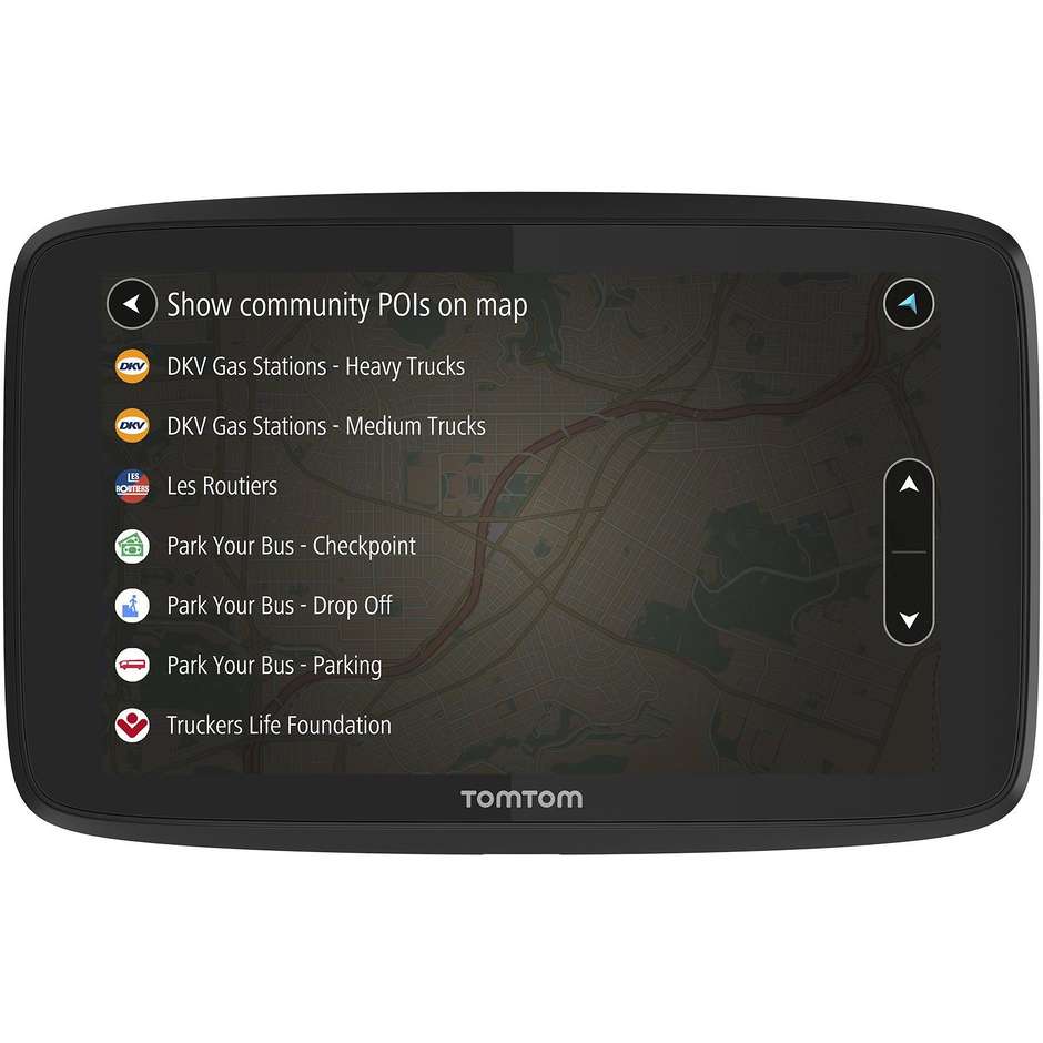 Tom Tom GO PROFESSIONAL 620 Navigatore 6'' Wi-Fi Bluetooth 45 Paesi colore grigio scuro