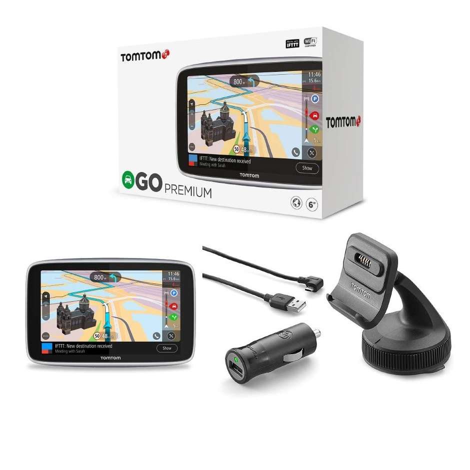 TomTom Go Premium Navigatore 5" memoria 16 GB Bluetooth Wifi