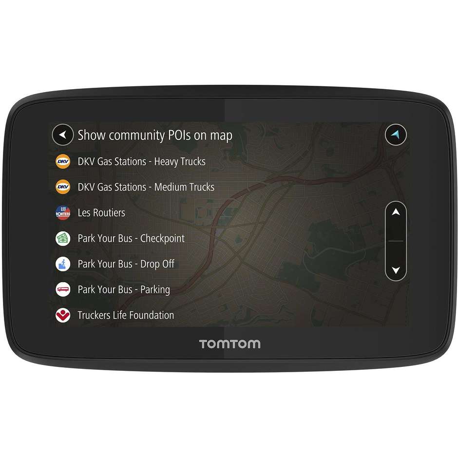 TomTom Go Professional 520 Navigatore Display 5'' Memoria 16 Gb Bluetooth colore nero