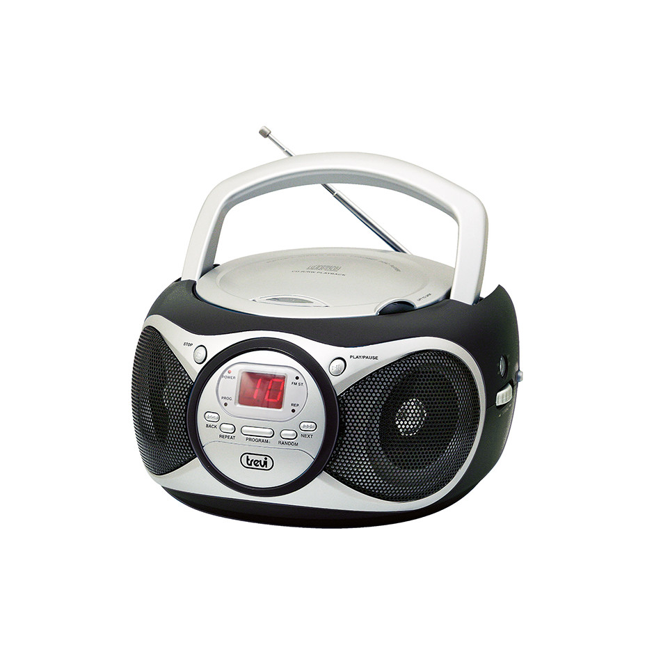 Trevi CD-512 Radioregistratore portatile colore nero e grigio