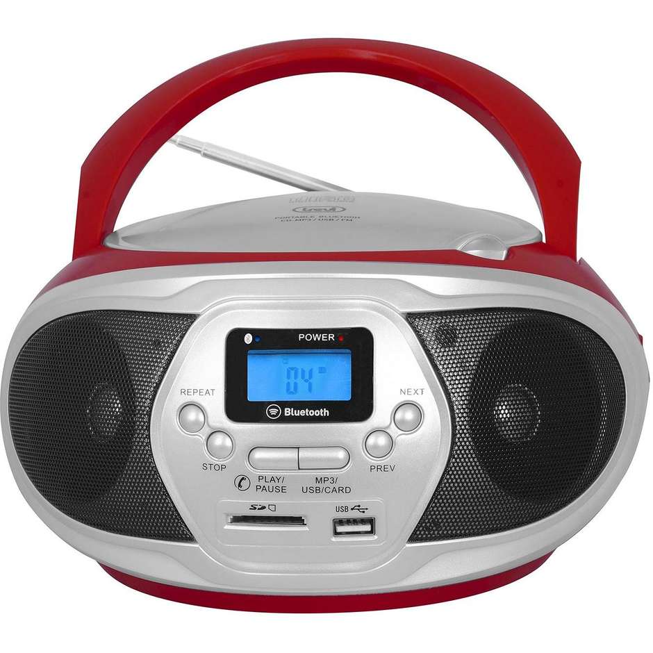 Trevi CMP 548 BT Stereo portatile Lettore CD/mp3 Radio FM USB Aux-in Bluetooth colore Rosso