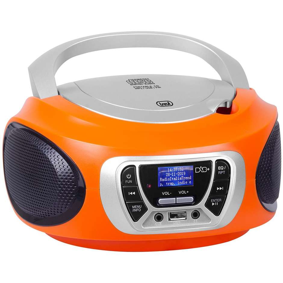 Trevi CMP510DABO Stereo Radioregistratore DAB USB MP3 colore arancione