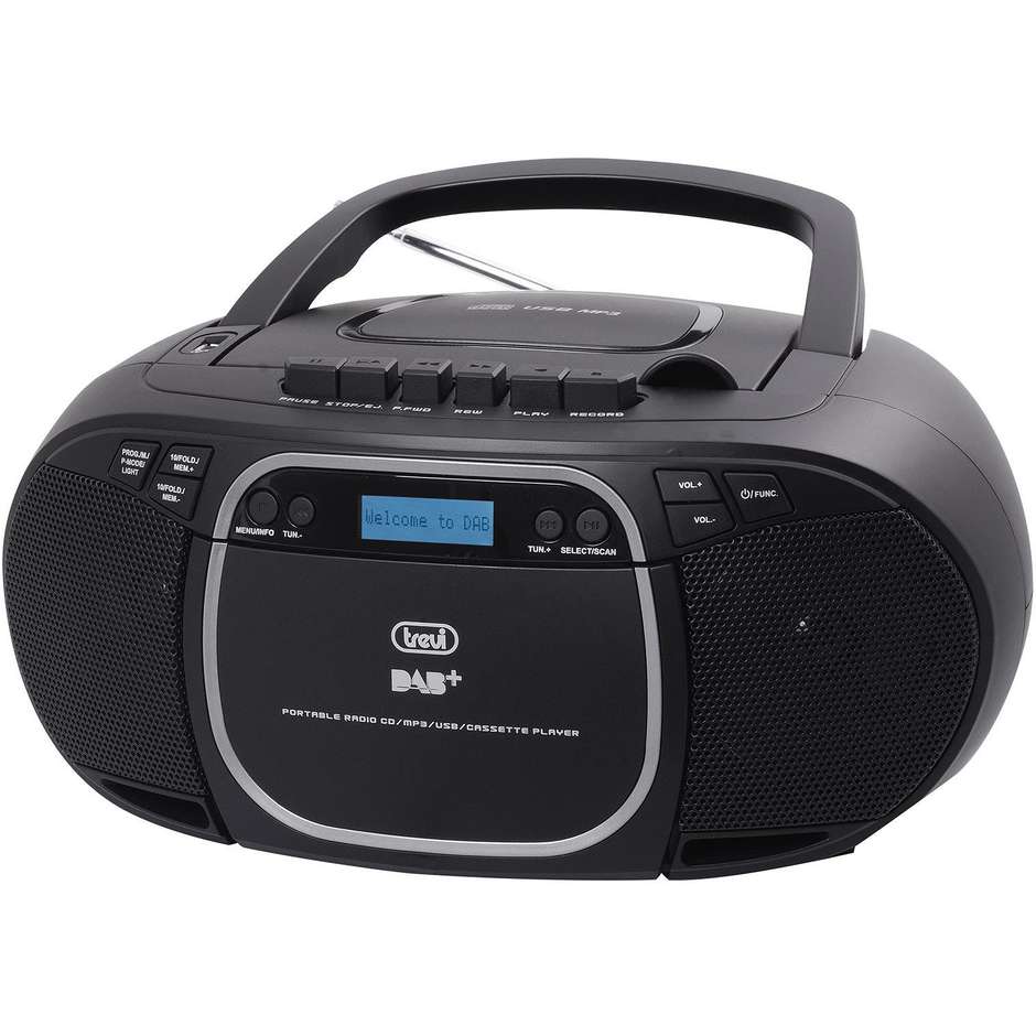 Trevi CMP576DABN Radioregistratore DAB C/CD USB MP3 colore nero