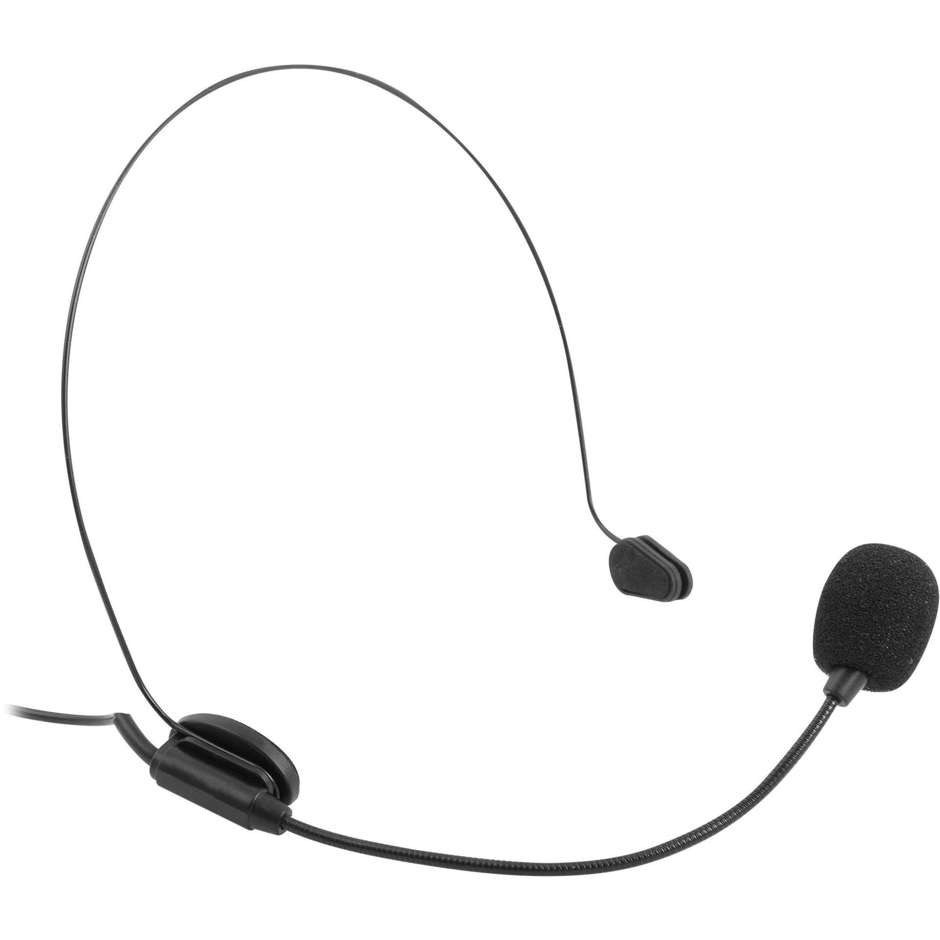 Trevi EM 408 UHF Microfono Wireless Lavalier a Clip con Ricevitore Tascabile per Voce e Conferenze Nero