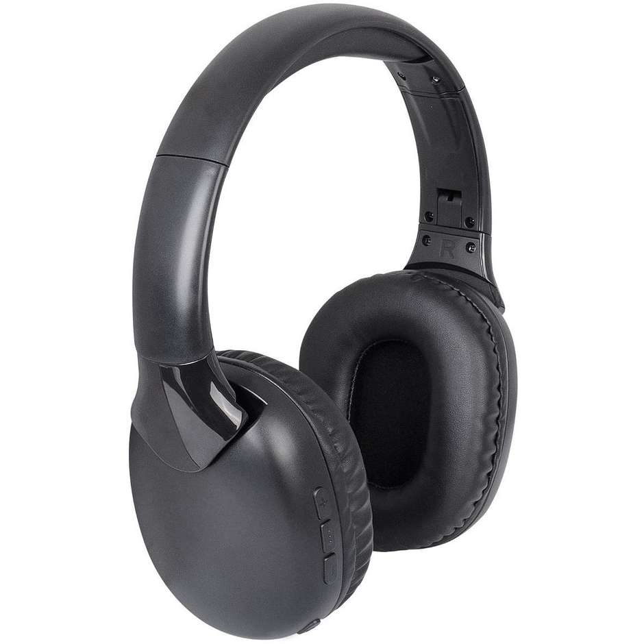 Trevi FRS1490RW Cuffia TV Wireless a Radiofrequenza 2.4GHz con Base Ricarica Nero