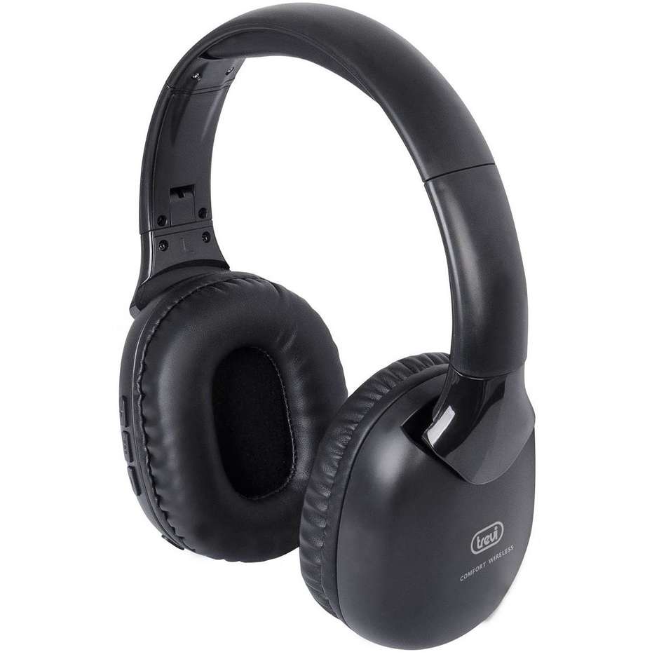 TREVI FRS1490RW Cuffie TV Wireless Ricaricabili a Radiofrequenza RF Colore Nero