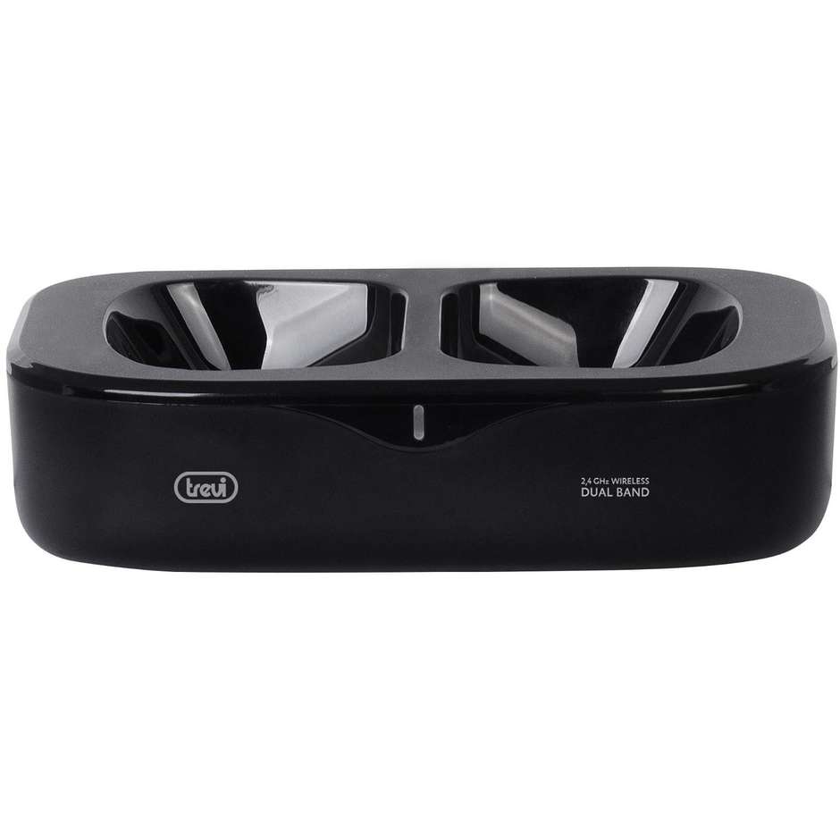 Trevi FRS1490RW Cuffie Wireless Bluetooth ad Alta Risoluzione Nero
