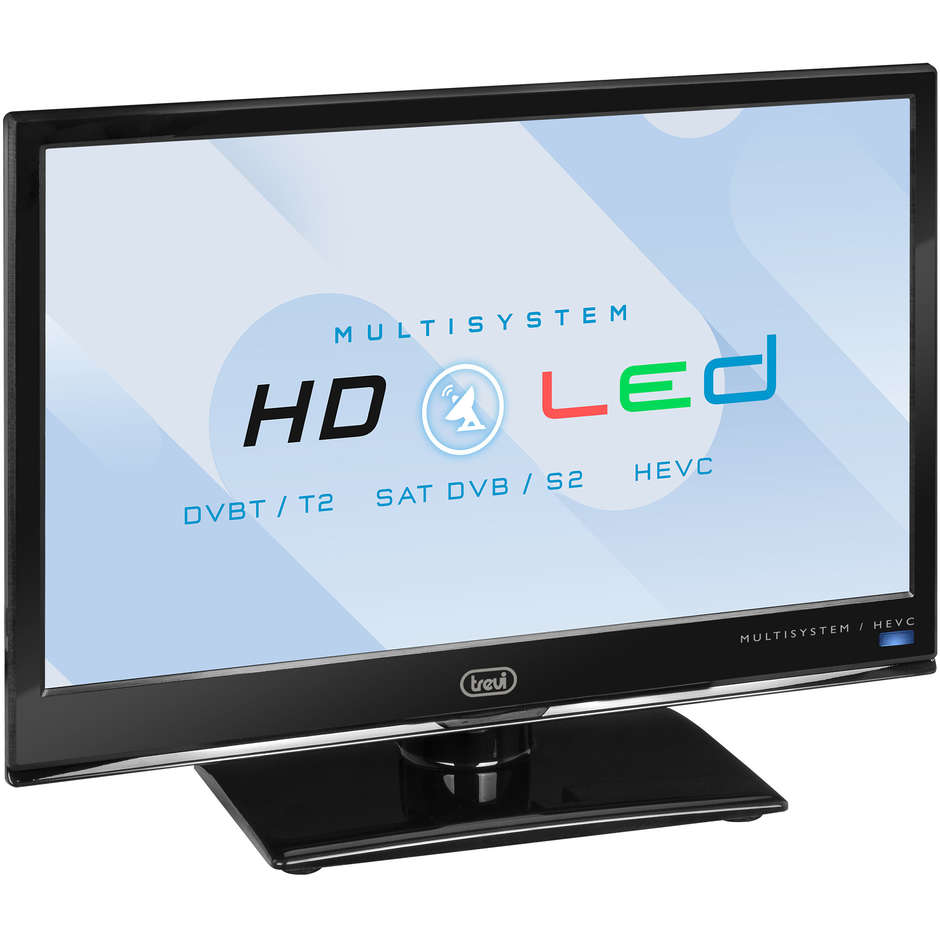 Trevi LTV 1601 SAT Tv LED 16" HD Ready DVB-T2 HEVC 1 HDMI 1 USB classe A+ colore nero
