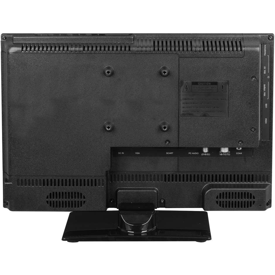 Trevi LTV 1601 SAT Tv LED 16" HD Ready DVB-T2 HEVC 1 HDMI 1 USB classe A+ colore nero
