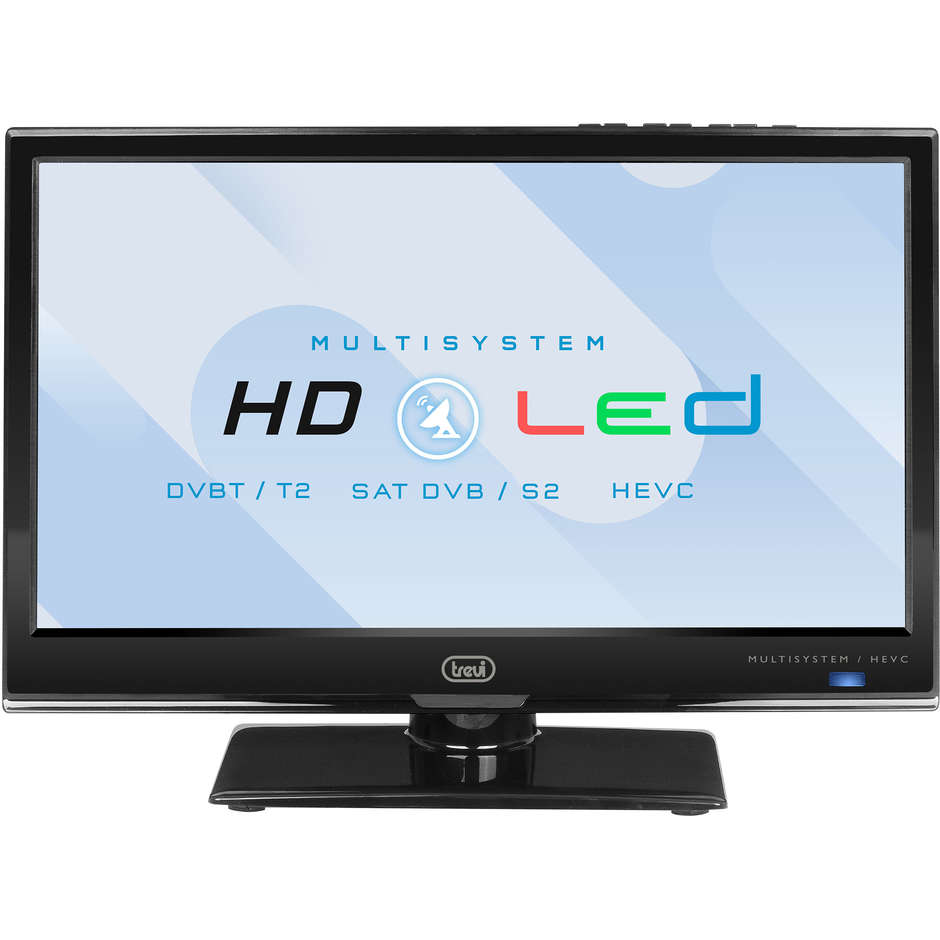 Trevi LTV 1601 SAT Tv LED 16" HD Ready DVB-T2 HEVC 1 HDMI 1 USB classe A+ colore nero