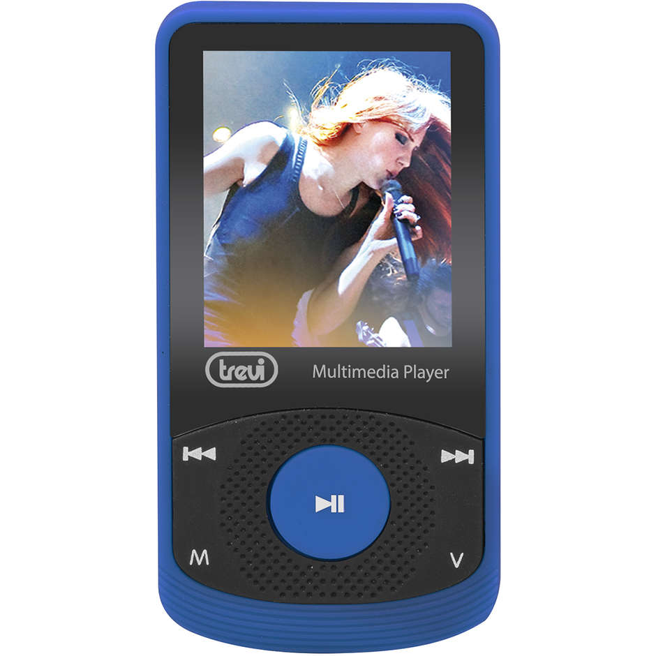 Trevi MPV 1725 SD lettore multimediale Mp3 con slot per micro SD colore blu