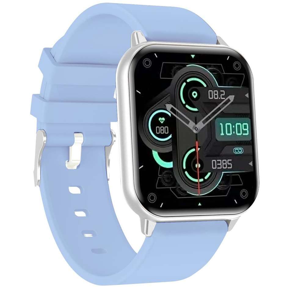 Trevi T-FIT 201 A Smartwatch 1.85" AMOLED Bluetooth Chiamate Vivavoce Colore Argento