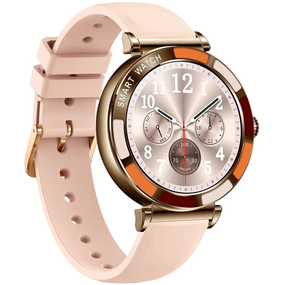 Trevi T-FIT 245 L Smartwatch 41 mm Digitale Digitale Touch screen Colore Rosa