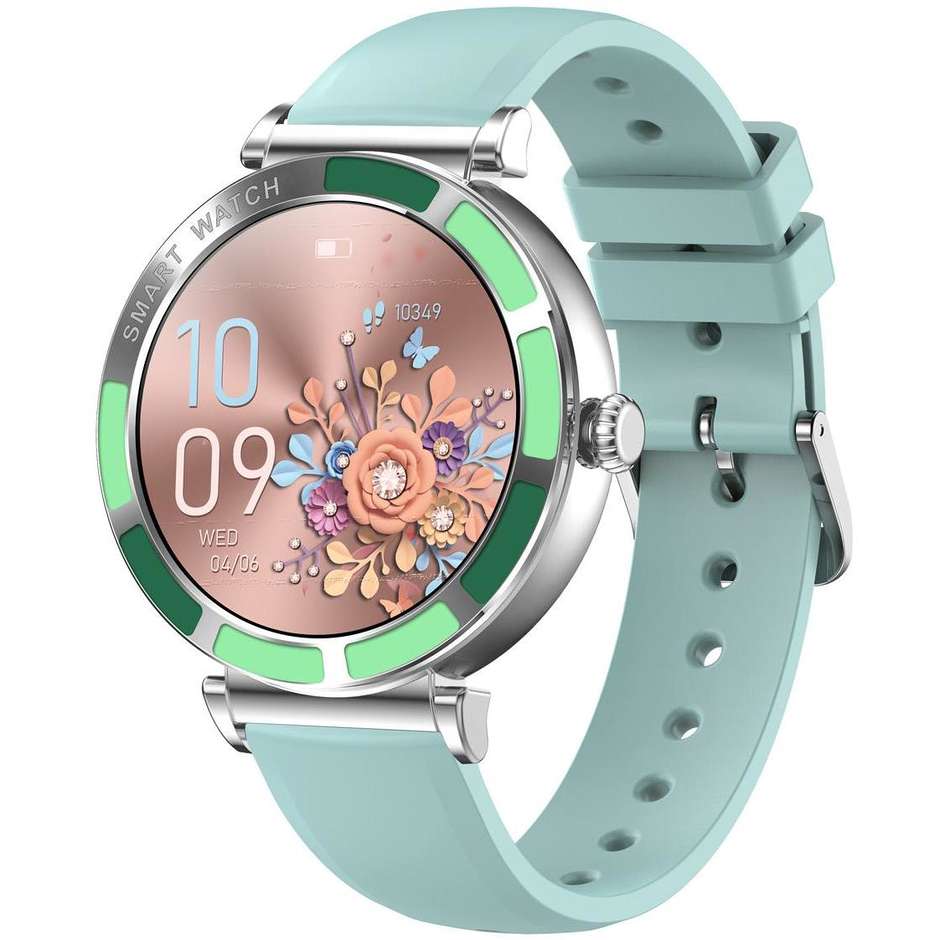 Trevi T-FIT 245 L Smartwatch 41 mm Wireless Colore Verde, Metallico