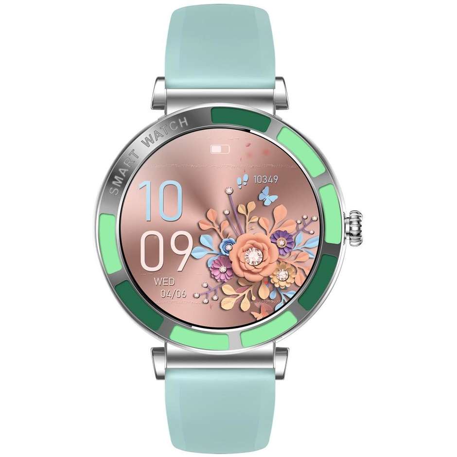 Trevi T-FIT 245 L Smartwatch 41 mm Wireless Colore Verde, Metallico