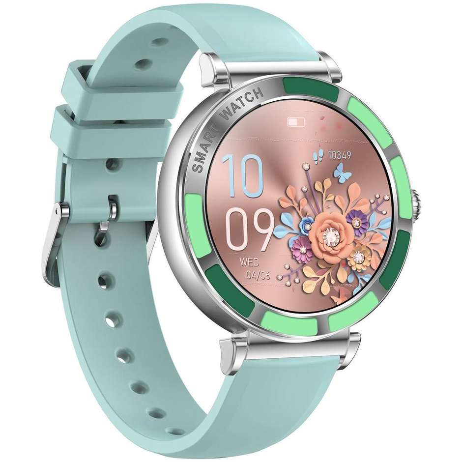 Trevi T-FIT 245 L Smartwatch 41 mm Wireless Colore Verde, Metallico