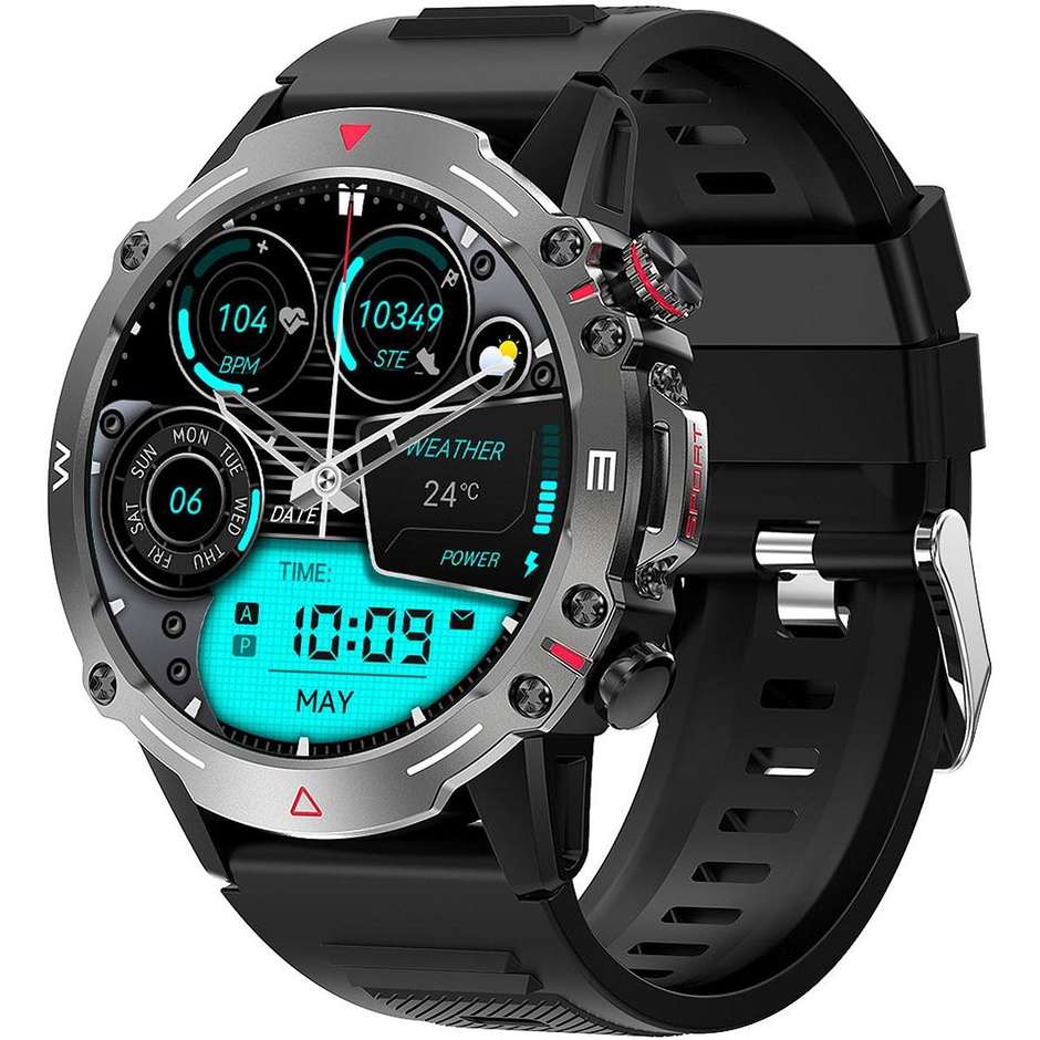 Trevi T-FIT 510 A Smartwatch 1.43" AMOLED Touch screen Colore Nero
