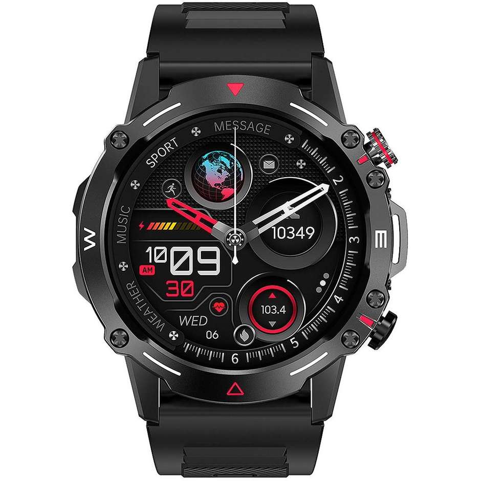 Trevi T-FIT 510 A Smartwatch 1.43" AMOLED Touch screen Colore Nero