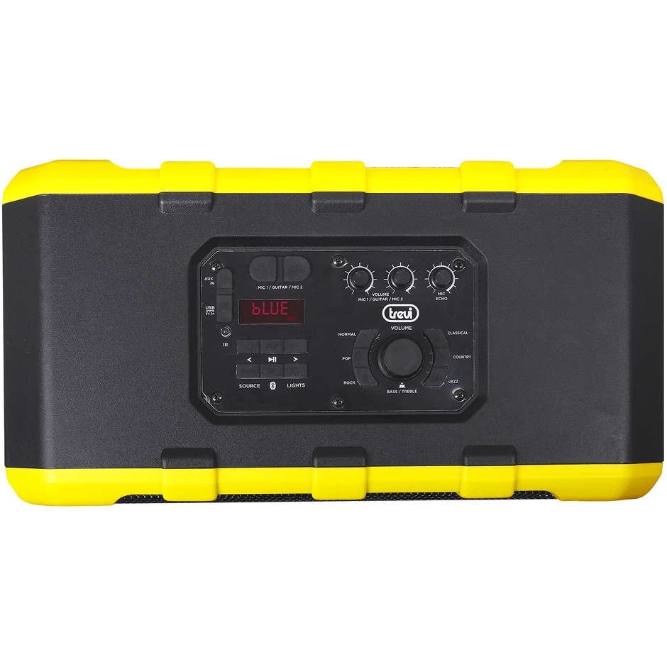 Trevi X Fest XF 1300 Diffusore audio portatile a trolley Bluetooth USB colore Giallo