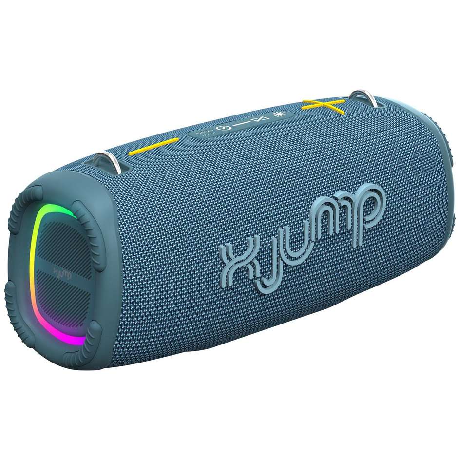 Trevi X JUMP Altoparlante Amplificato Potenza 90 W Wireless Bluetooth Colore Blu