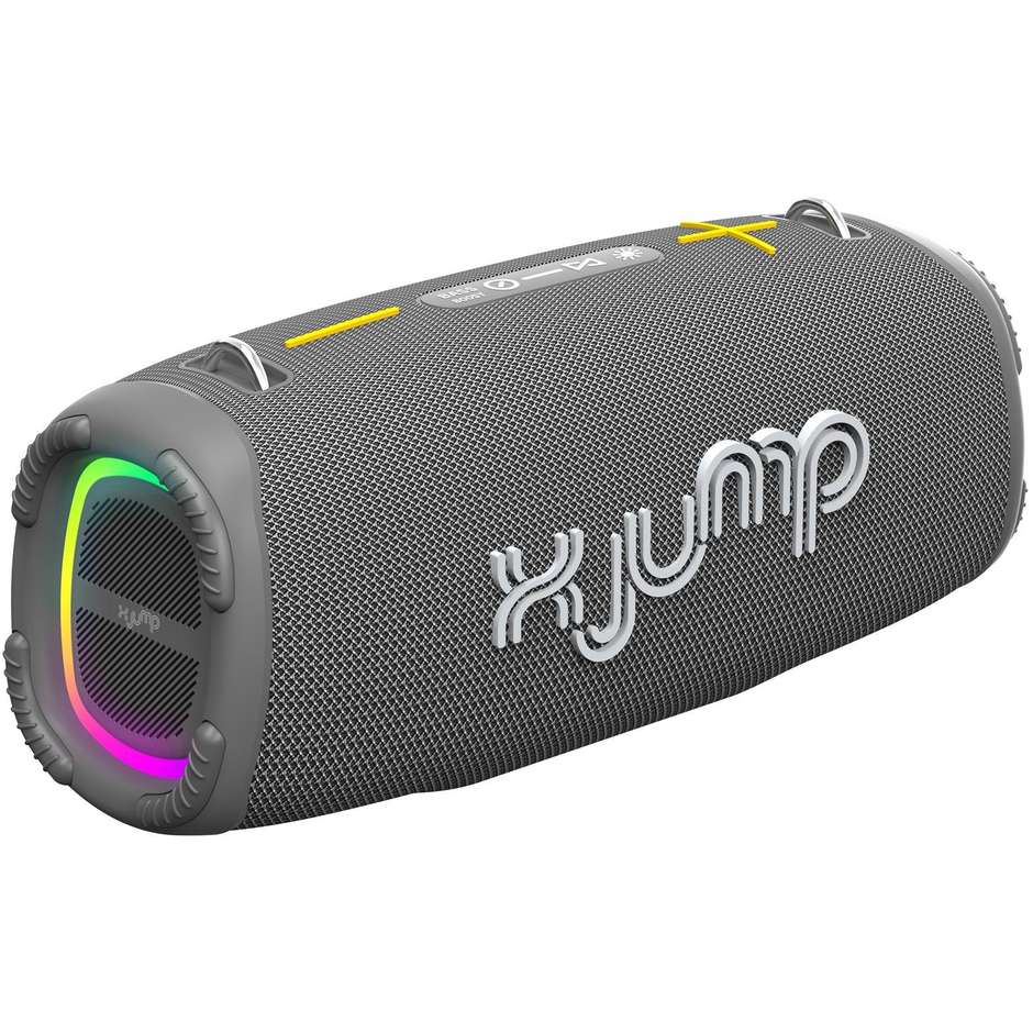 Trevi X JUMP Altoparlante Amplificato Potenza 90 W Wireless Bluetooth Colore Grigio