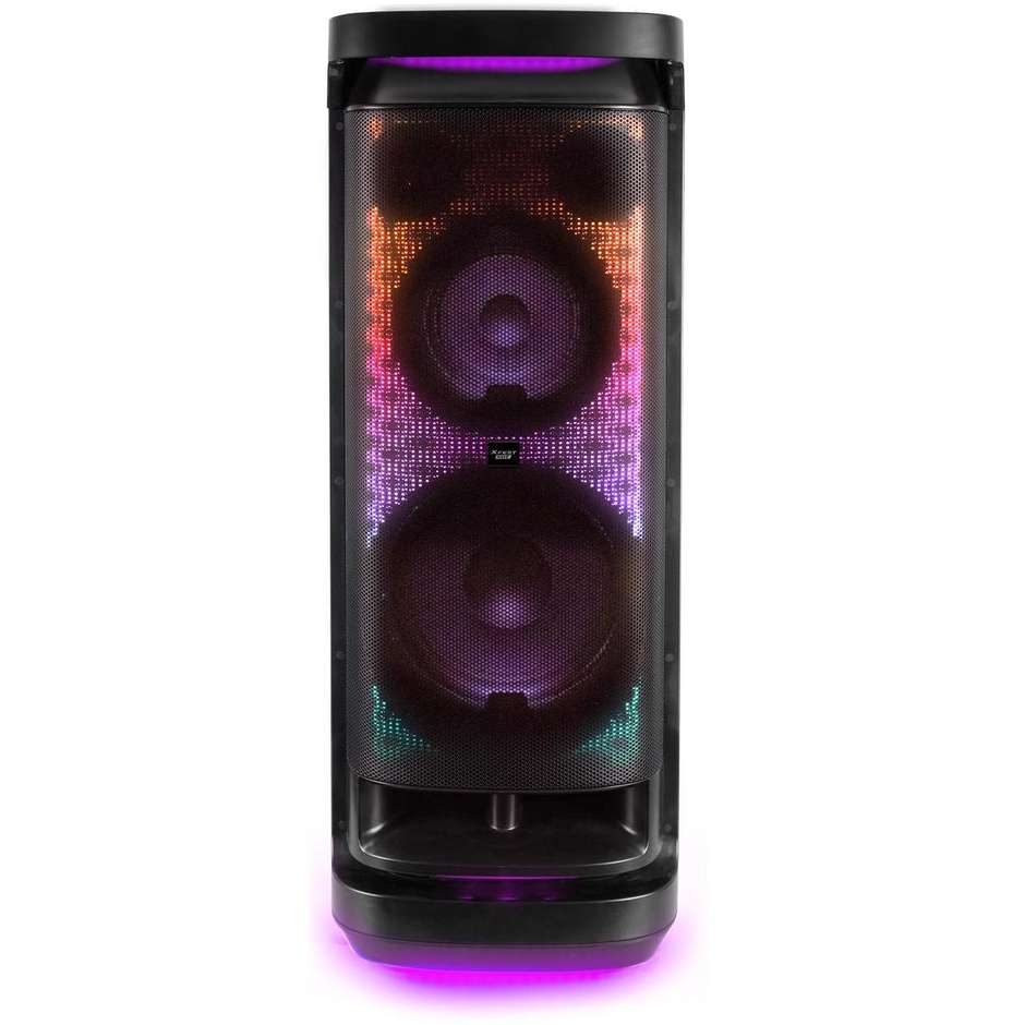 Trevi XF 4400 DJ Sistema 2.1 500W PMPO - TWS, LED, SD, Aux, Nero
