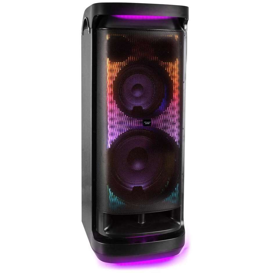 Trevi XF 4400 DJ Sistema 2.1 500W PMPO - TWS, LED, SD, Aux, Nero