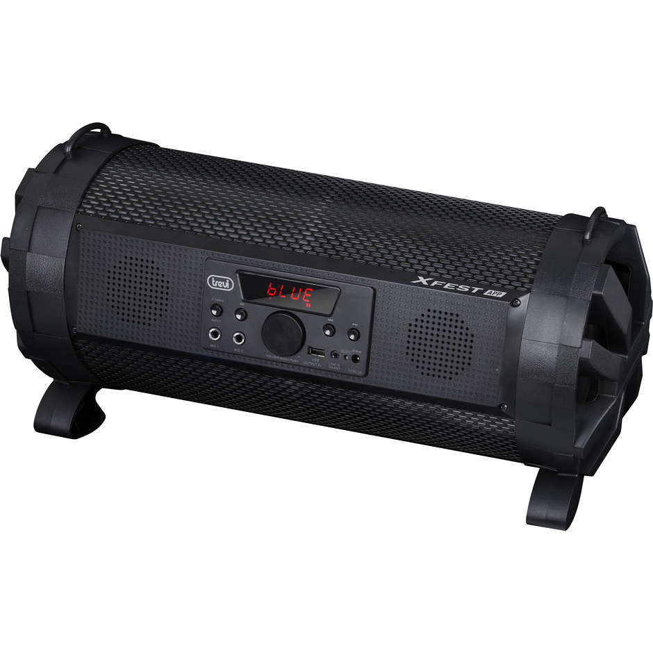 Trevi XF 550 APP diffusore speaker amplificato Bluetooth radio porta USB colore nero