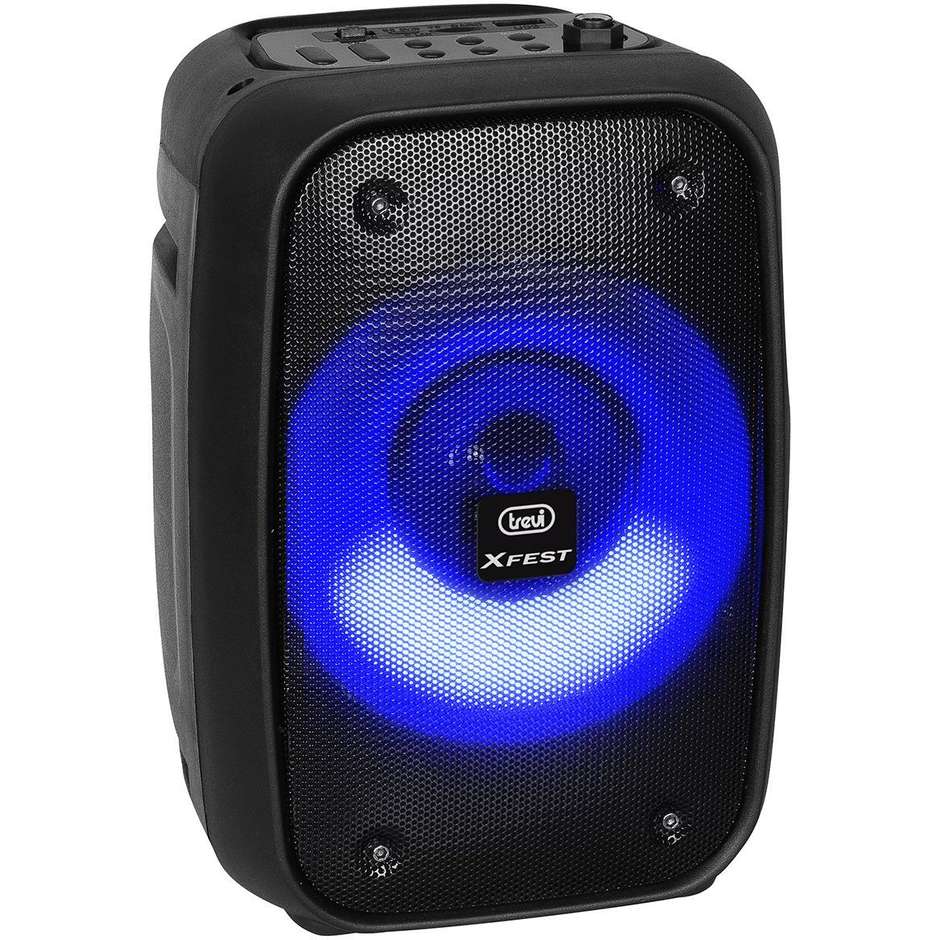 Trevi XF150 Amplificatore Bluetooth USB 3.0 Wi-Fi LED RGB colore nero