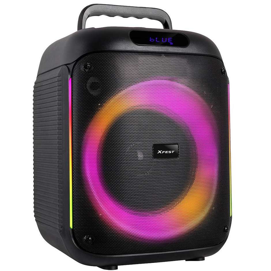 TREVI XF215 Altoparlante Portatile Wireless Amplificato da Festa Potenza 60 W Colore Nero