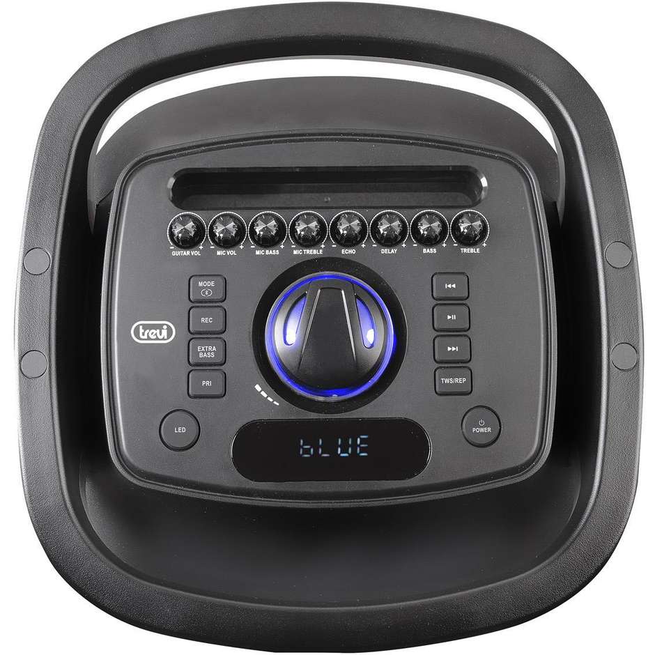 Trevi XF3150 Altoparlante da Festa Portatile Bluetooth 130W RMS TWS USB microSD Nero