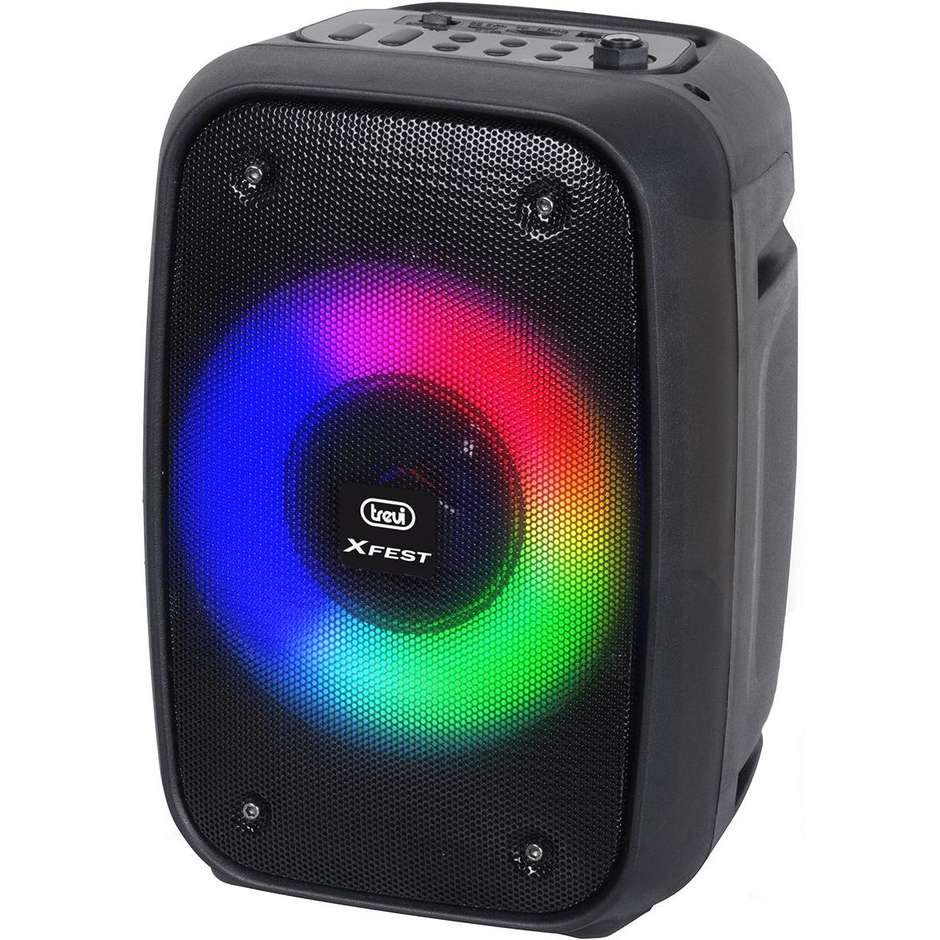 Trevi XFest XF 150 KB speaker karaoke 15 W con microfono e luci Disco Light