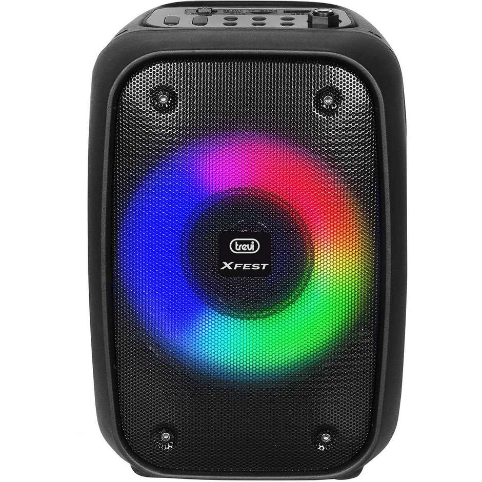 Trevi XFest XF 150 KB speaker karaoke 15 W con microfono e luci Disco Light