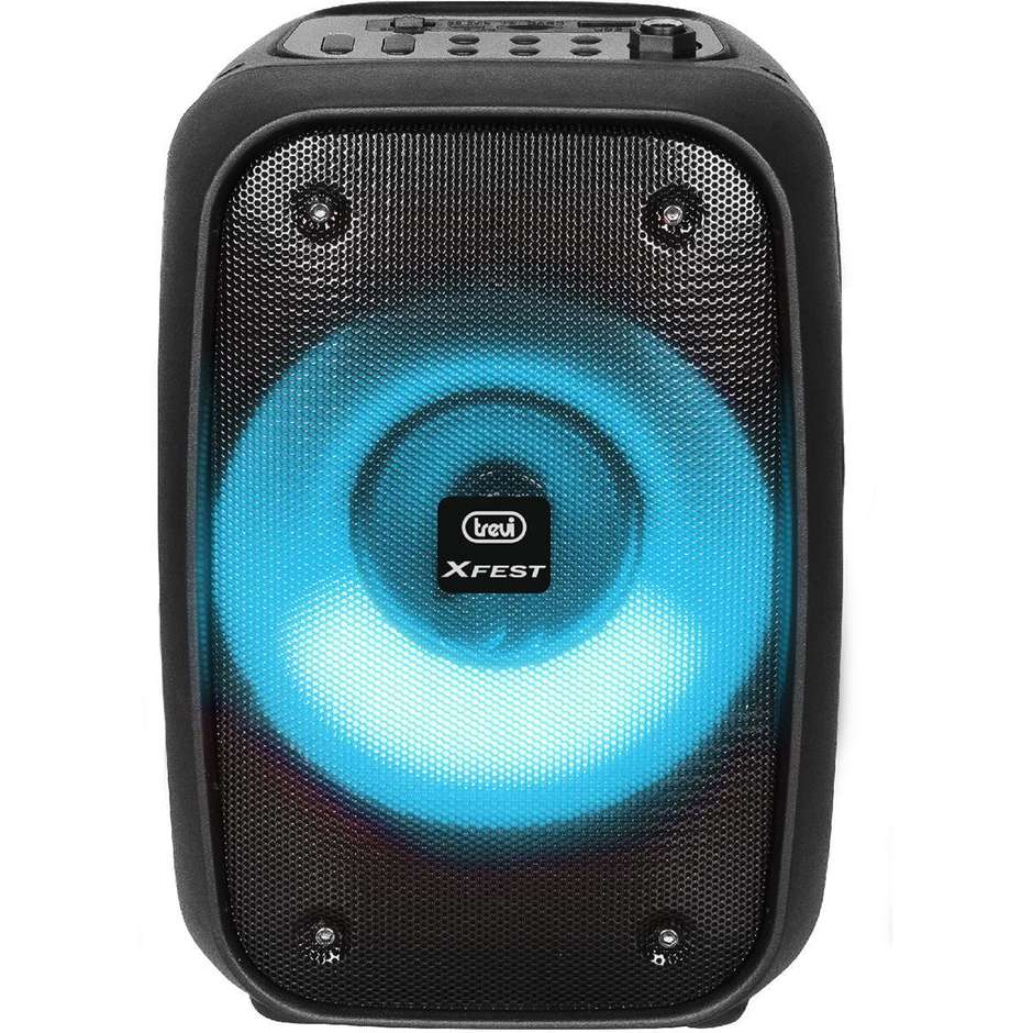 Trevi XFest XF 150 KB speaker karaoke 15 W con microfono e luci Disco Light