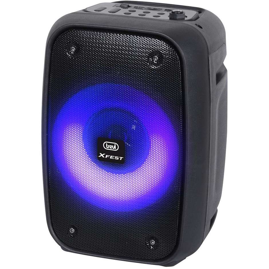 Trevi XFest XF 150 KB speaker karaoke 15 W con microfono e luci Disco Light