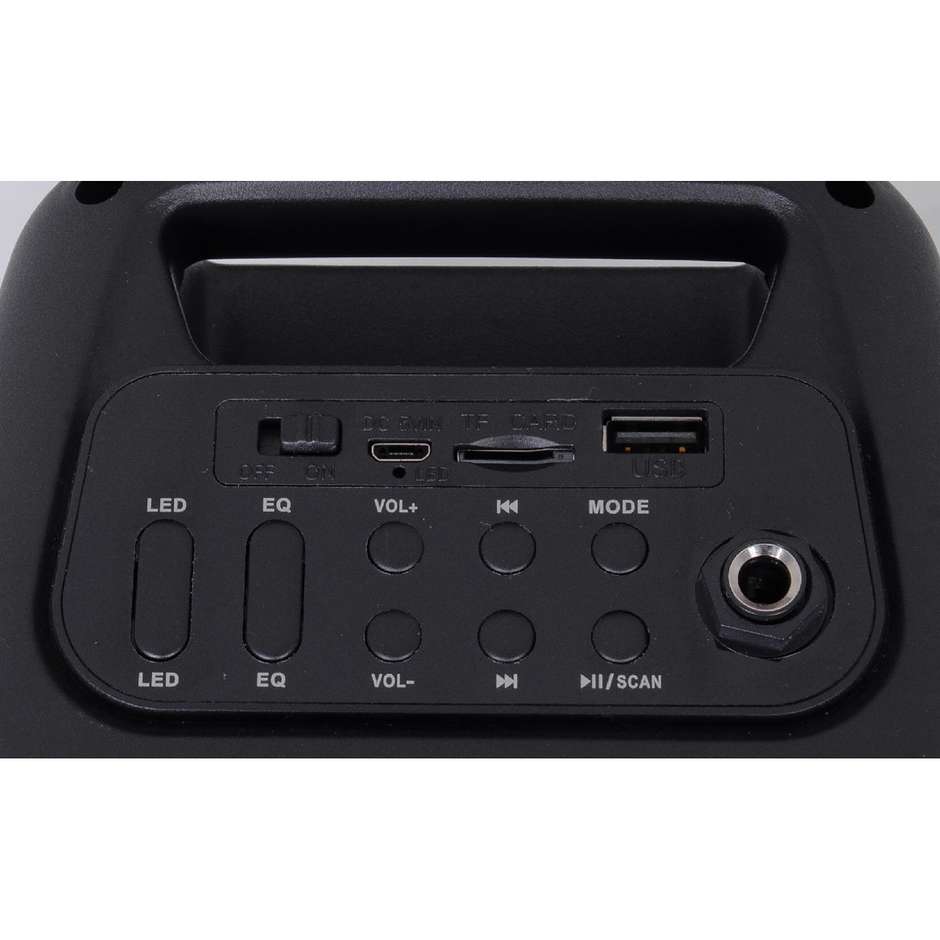 Trevi XFest XF 150 KB speaker karaoke 15 W con microfono e luci Disco Light
