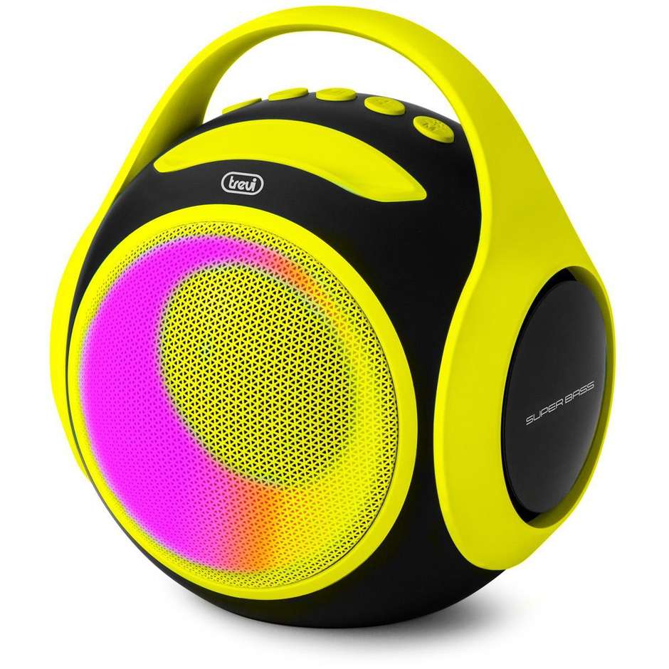 Trevi XR 8A 202 Altoparlante da Festa 20W Bluetooth 5.3 IPX5 Giallo