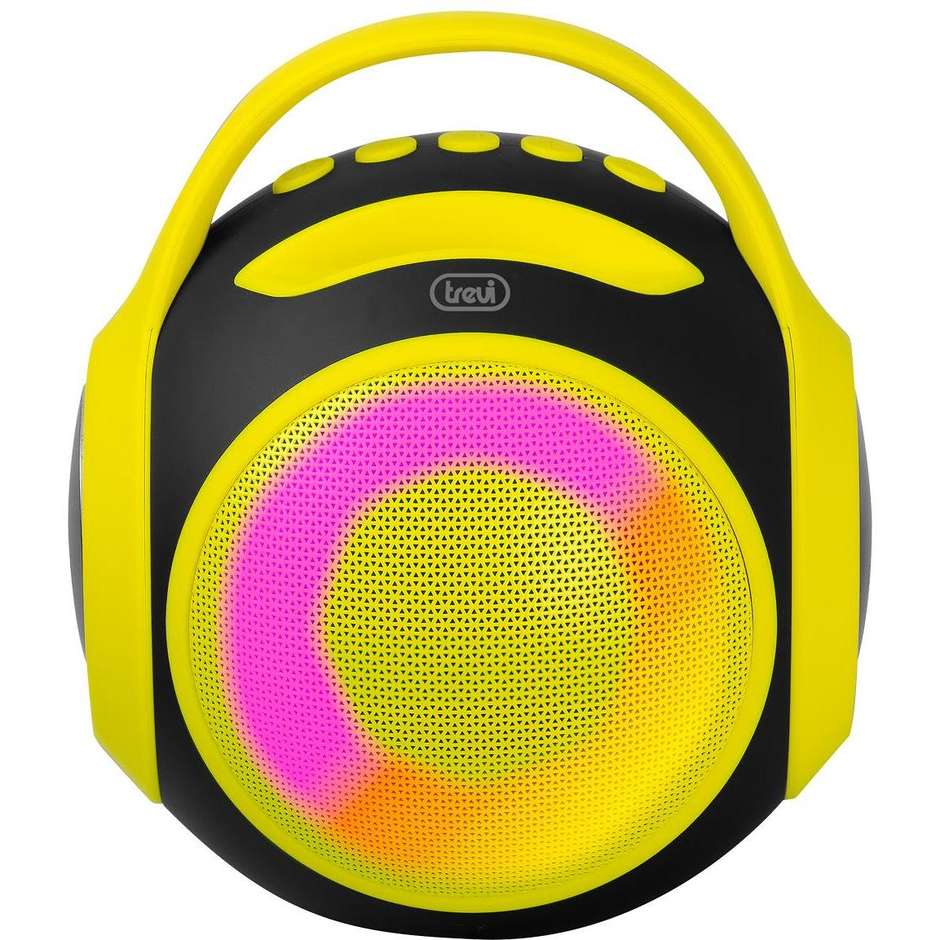 Trevi XR 8A 202 Altoparlante da Festa 20W Bluetooth 5.3 IPX5 Giallo