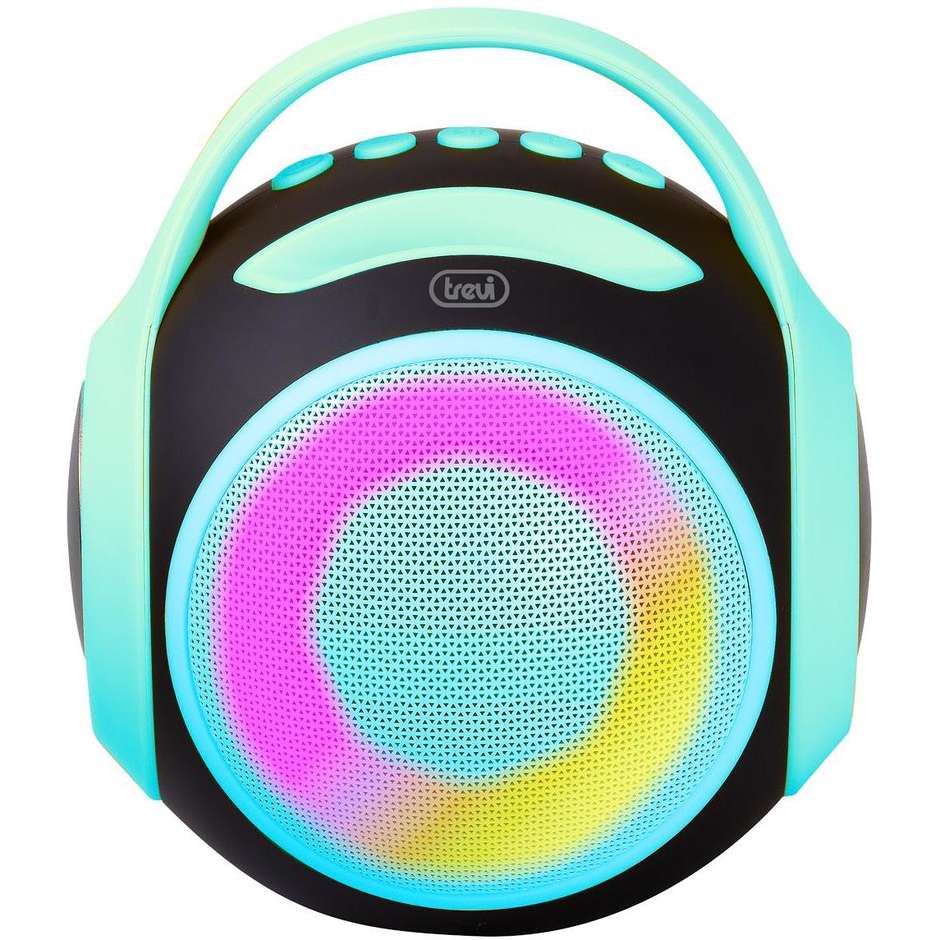 Trevi XR 8A 202 Altoparlante da Festa 20W Bluetooth 5.3 IPX5 Turchese