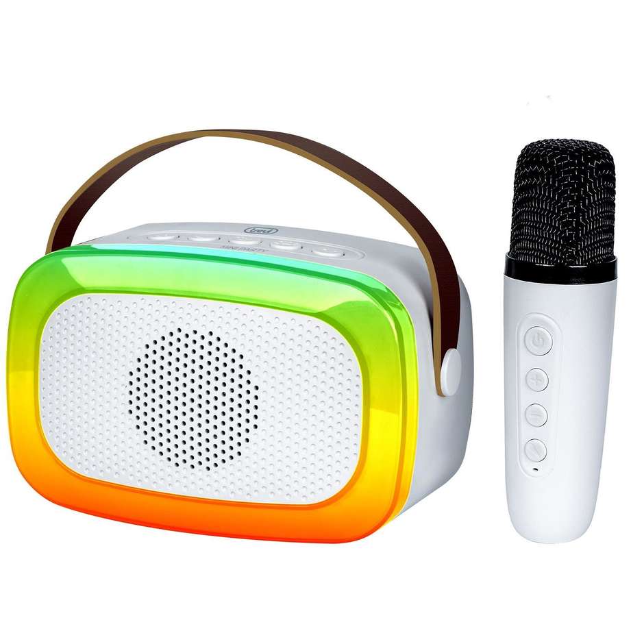 Trevi XR8A01 Jump Speaker Bluetooth Portatile 10W Microfono Incluso Bianco
