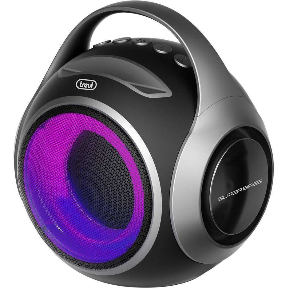 TREVI XR8A202 BK Diffusore Portatile Party Speaker Wireless da Festa Colore Nero