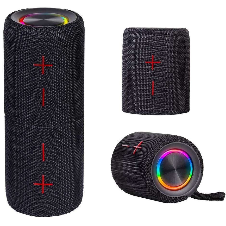 Trevi XR8A44 Altoparlante 2×10 W Wireless Micro SD Colore Nero