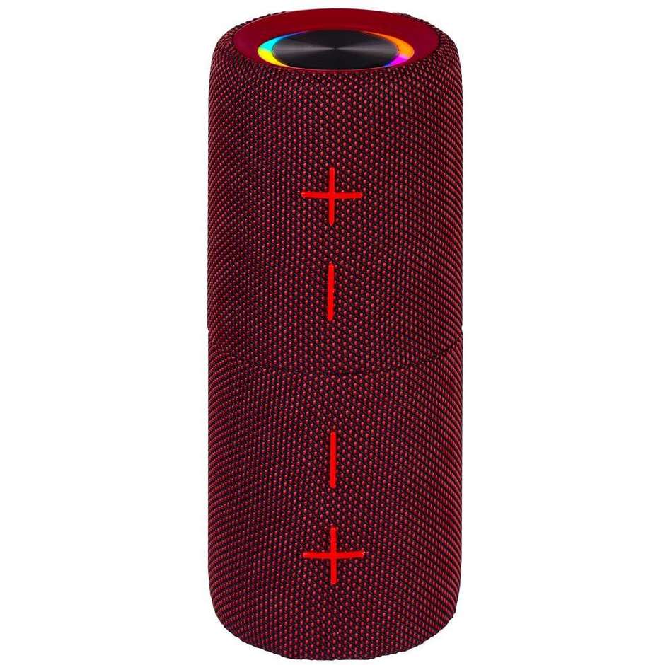 Trevi XR8A44  Altoparlante 2×10 W Wireless Micro SD Colore Rosso