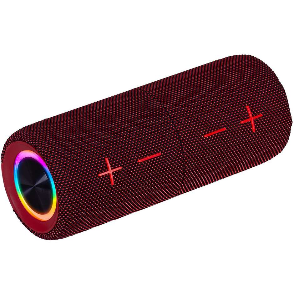 Trevi XR8A44  Altoparlante 2×10 W Wireless Micro SD Colore Rosso