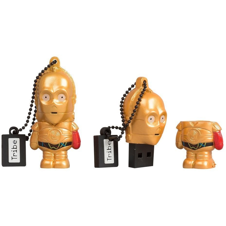 Tribe TR022 C3PO Star Wars Chiavetta USB  capacità 16 Gb colore oro