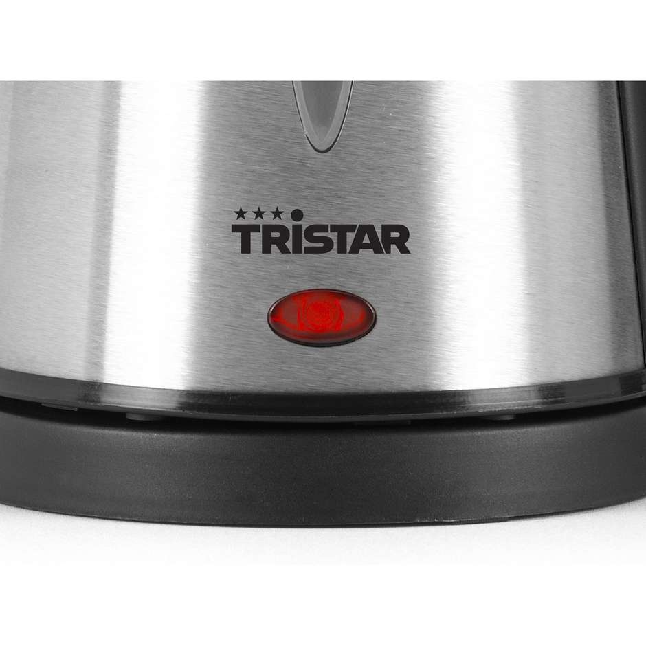 Tristar WK-1327 Bollitore elettrico Capacità 1 L Potenza 2000 W colore acciaio inox