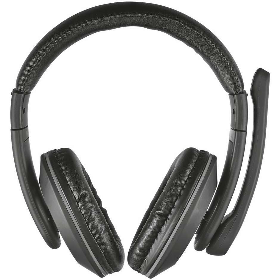 Trust 21662 Cuffie stereo circumaurali con microfono jack 3,5 mm nere